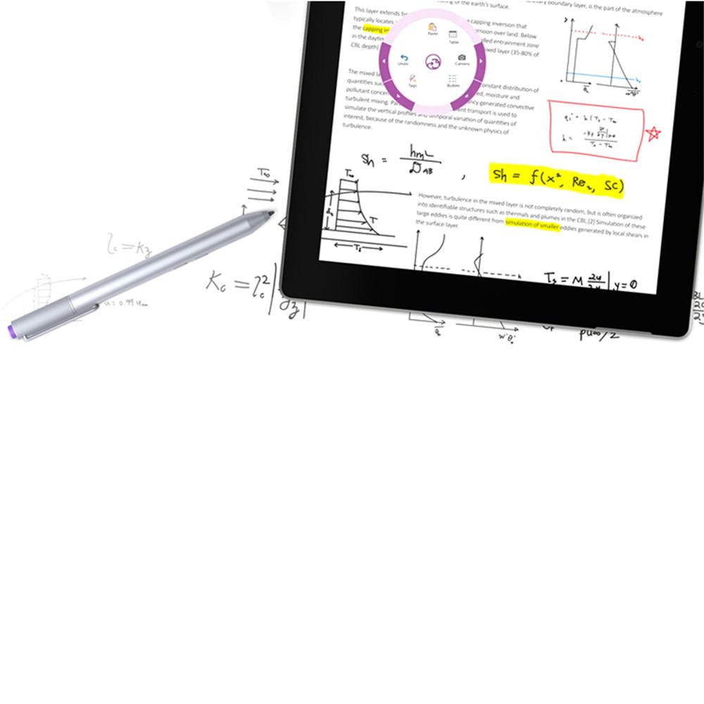 Изображение товара: Алюминиевый стилус для Microsoft Surface Pro 3 4 5 6, серебристый стилус, совместимый с Bluetooth, Go, Book