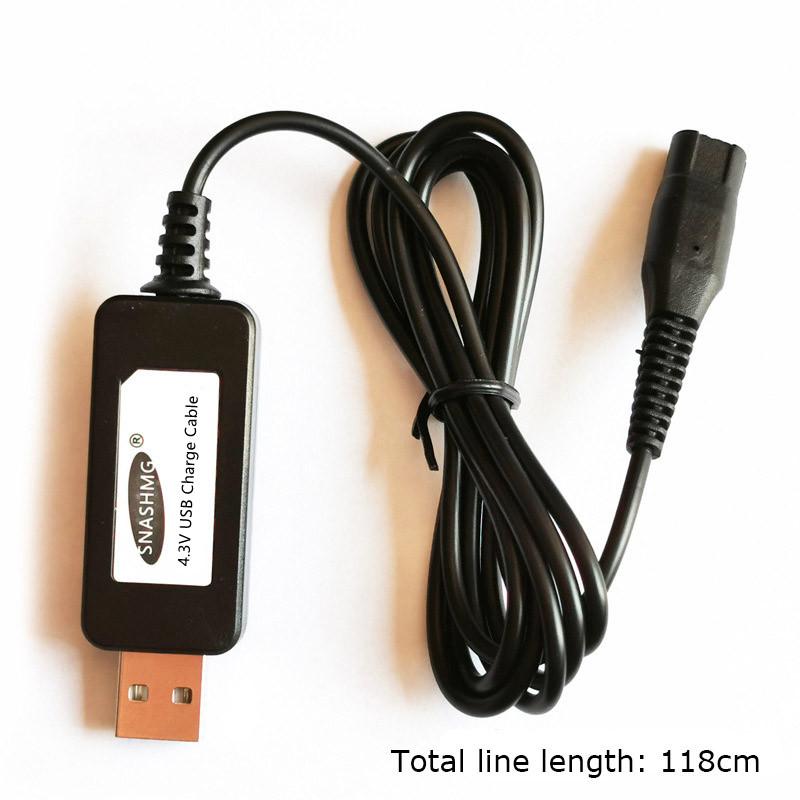Изображение товара: USB-штекер A00390 4,3 в, электрический адаптер, шнур питания, зарядное устройство для бритвенных станков Philips RQ311 S300 S311S531 S538 S550 QG3250 QG3340