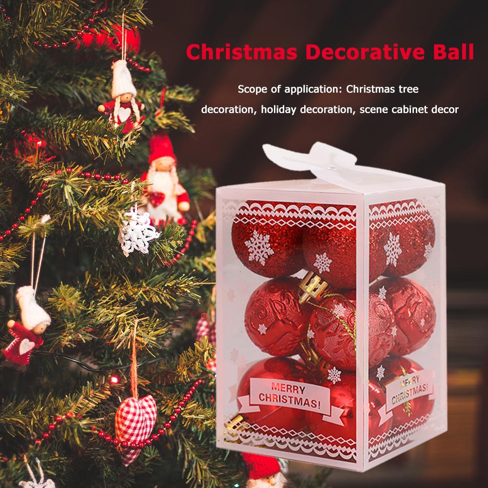 Изображение товара: Декоративные шары для новогодней елки, 12 шт./кор., 4 см