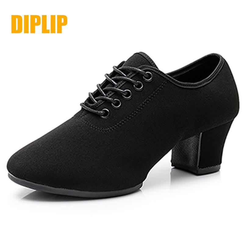 Изображение товара: Туфли-оксфорды DIPLIP женские, современные туфли для латинских танцев, танго, сальса, обувь для учителей, 3,5/5 см