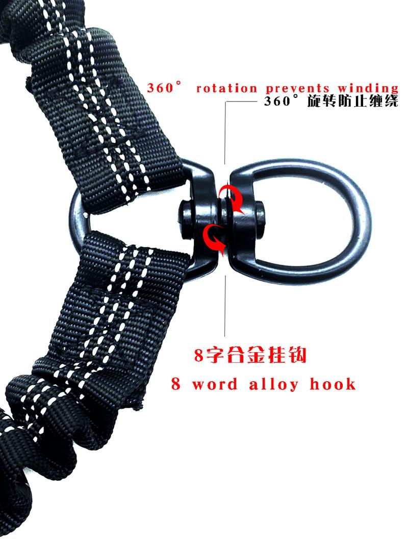 Изображение товара: Dog Hand Holding Rope Pet Dog Hand Holding Rope Stretching One plus Two Reflective Dog Chain Hot Sales Double Headed Dog Rope