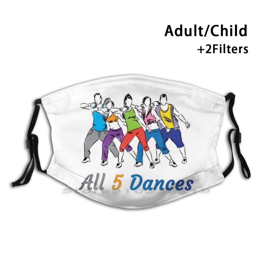 Изображение товара: Все 5 танцев многоразовая маска для лица с фильтрами для детей все 5 танцев Гриндейл колледж Гриндейл Дин Пелтон Джефф