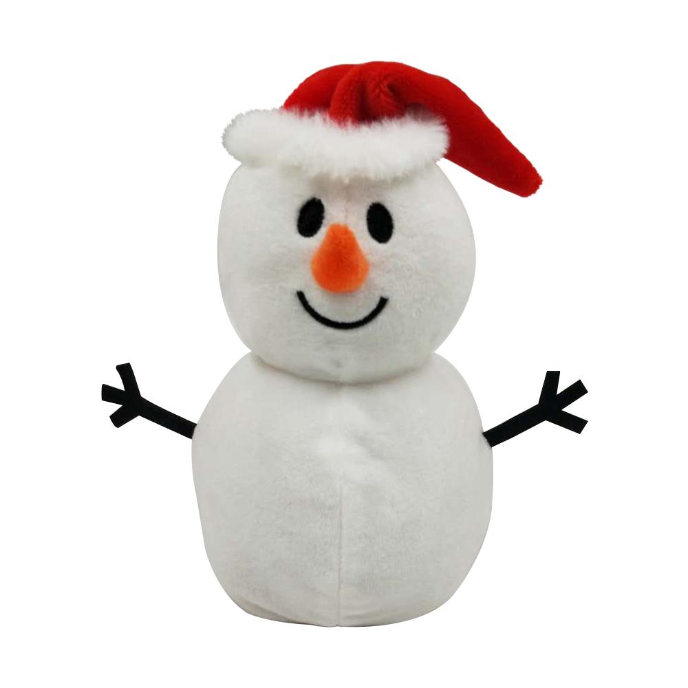 Изображение товара: Рождественская Кукла-раскладушка Санта-Клаус и снеговик, двухсторонняя плюшевая игрушка, украшение для дома, Детский Рождественский подарок