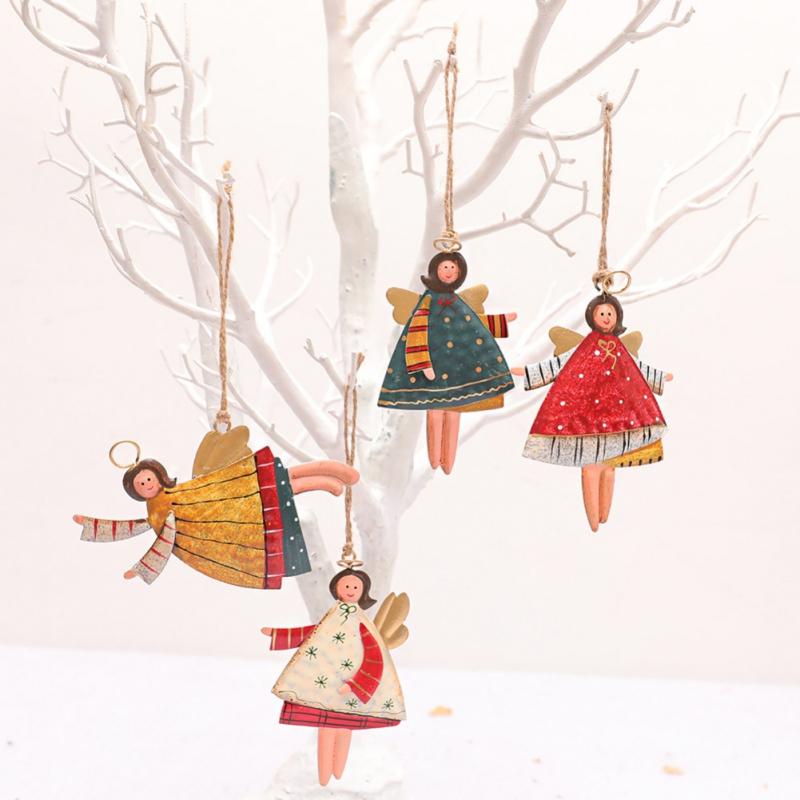 Изображение товара: Украшения для рождественской елки, милый ангел, Фотофон, новогодние и рождественские украшения для дома