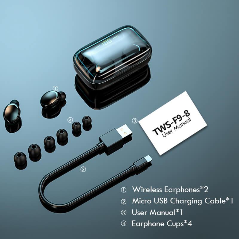 Изображение товара: TWS-наушники с поддержкой Bluetooth 5,0 и сенсорным управлением
