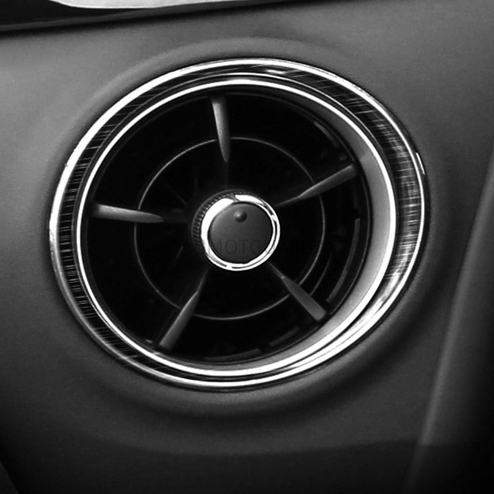 Изображение товара: Автомобильный Стайлинг интерьер вентиляционное отверстие отделка ободок молдинги гарнир для Toyota Corolla 2017 2018 E170 аксессуары