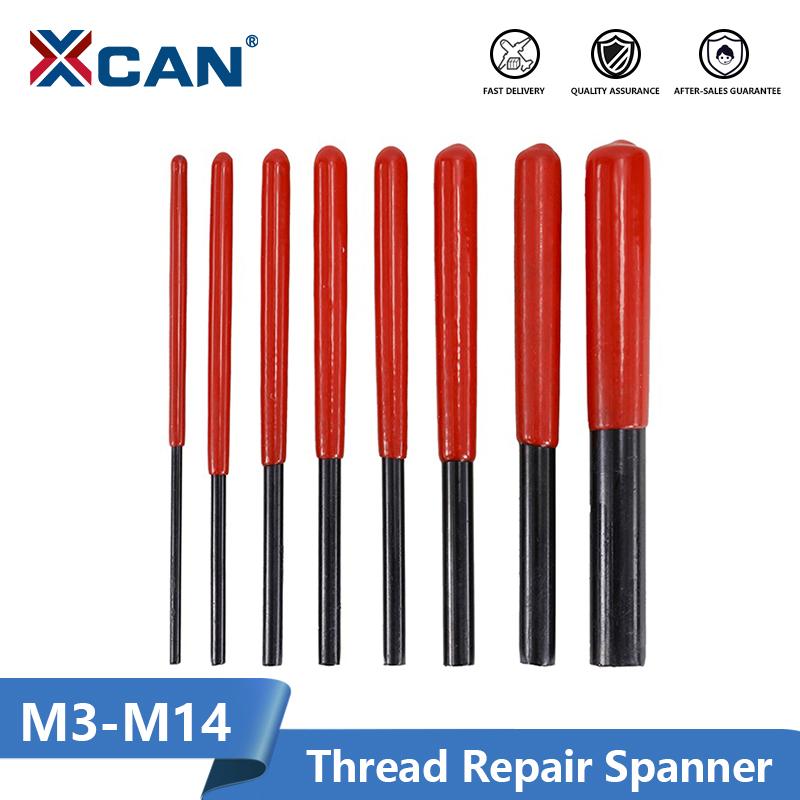 Изображение товара: XCAN Thread Repair Spanner M3/M4/M5/M6/M7/M8/M10/M12/M14 For Restoring Damaged Threads Repair Tools Metric Thread Insert Wrench