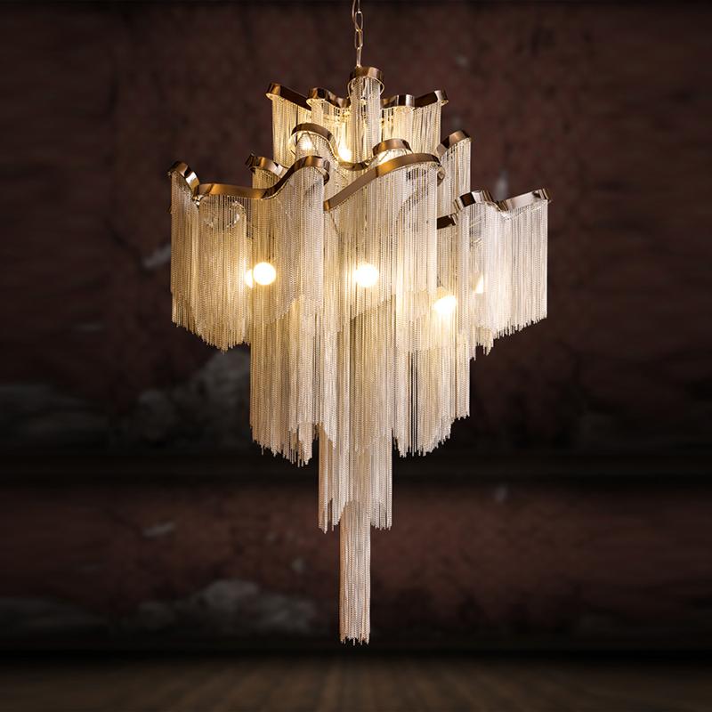 Изображение товара: Подвесные светильники, в современном стиле, с бахромой