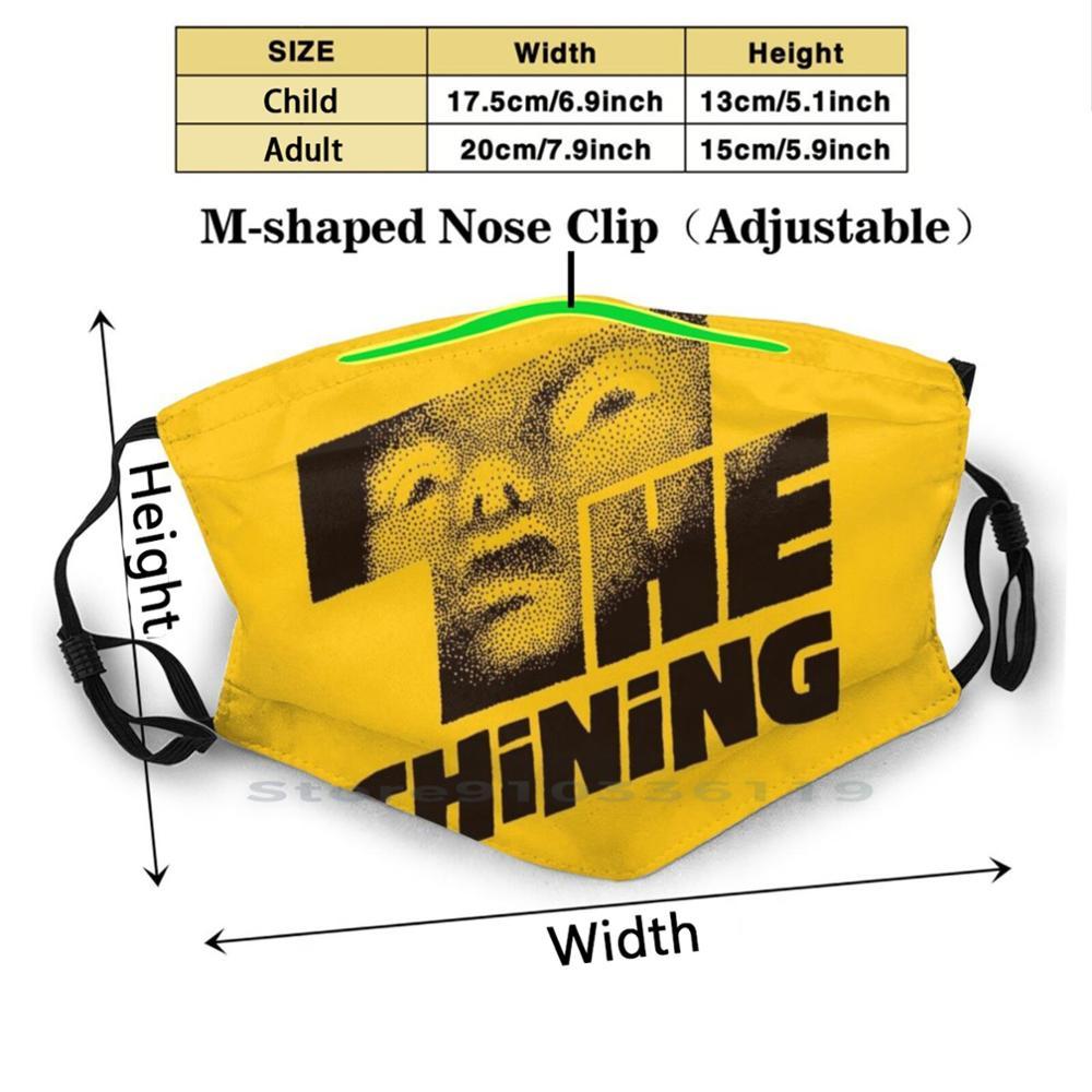 Изображение товара: Сияющая многоразовая маска с принтом Pm2.5, маска для лица, Детская сияющая маска Stephen King
