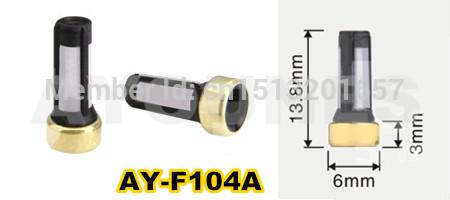 Изображение товара: Нейлоновый сетчатый фильтр для топливных форсунок mitsubishi car (200), размер 13,8 х 3 х 6 мм, AY-F104A шт.