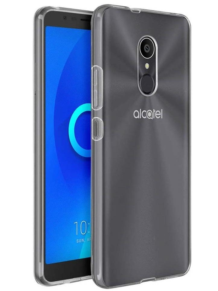 Изображение товара: Чехол Alcatel 1C прозрачный, из ТПУ, гелевый