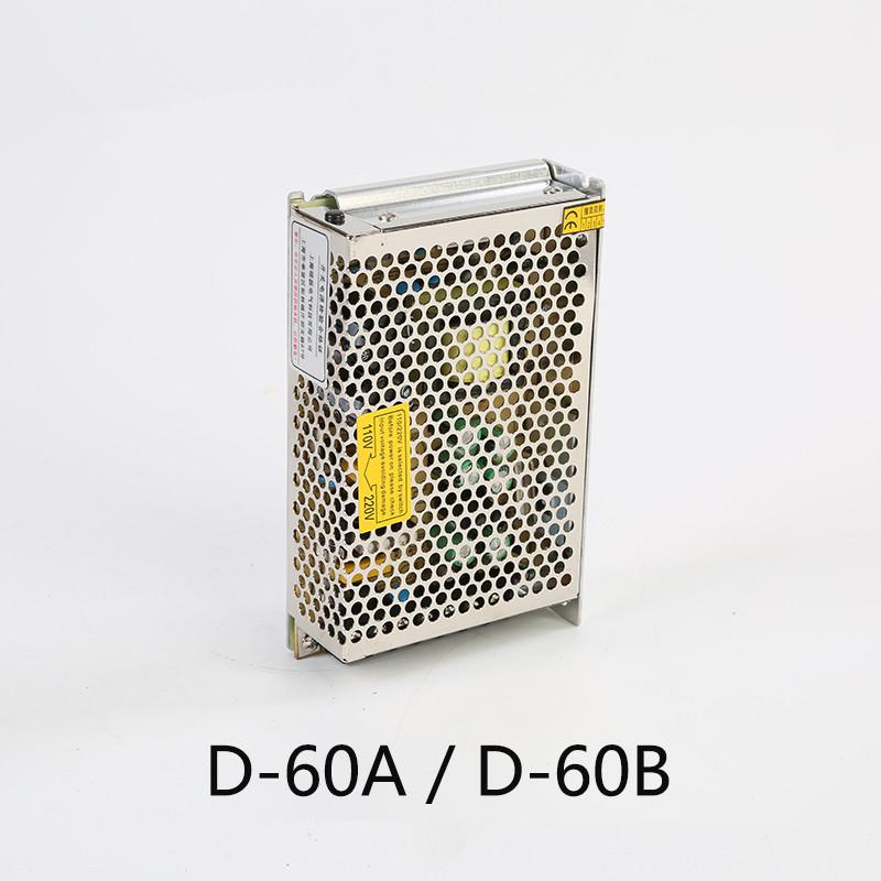 Изображение товара: Импульсный источник питания CHUX с двумя выходами 60 Вт, 5 В, 12 В, 24 В постоянного тока, D-60A, D-60B SMPS, для светодиодной ленты
