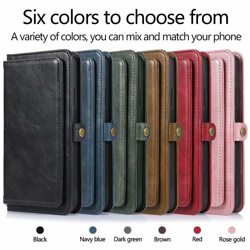 Изображение товара: Чехол для iPhone Xs Max, X, XR, 7, 8 Plus, 6, 6S, 5, кожа 2020, Магнитный чехол-бумажник, чехол для телефона iPhone 11 Pro Max, откидной Чехол