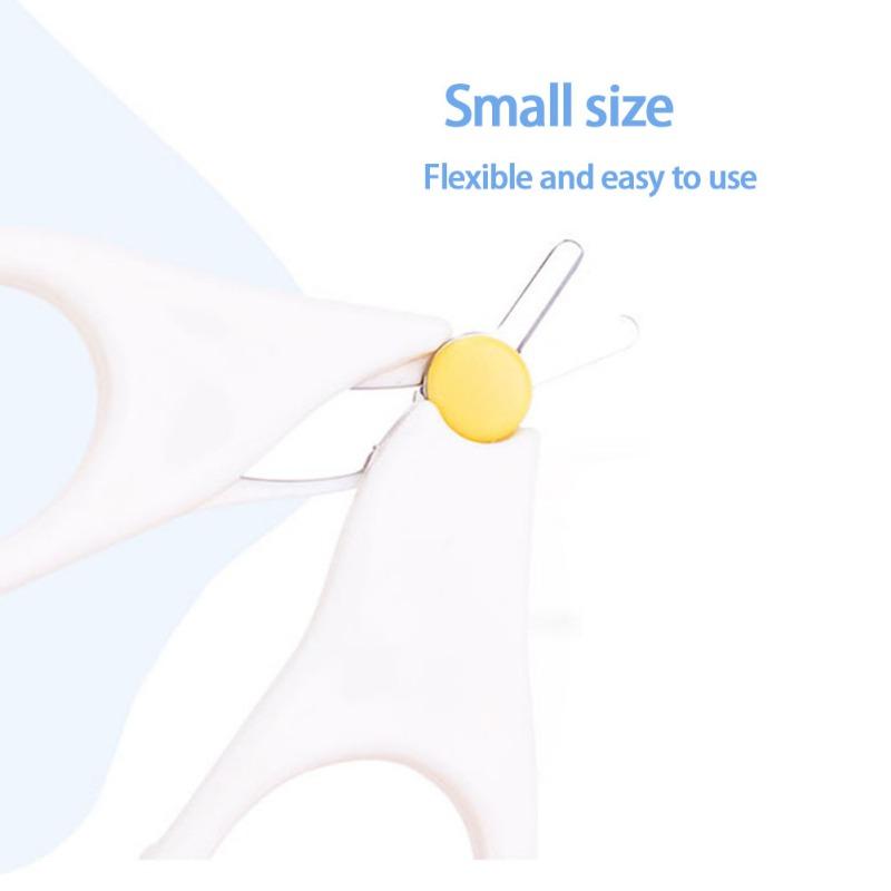 Изображение товара: Маникюрный набор для ухода за ребенком, специальный безопасный триммер для ногтей Ножницы, кусачки, лезвие для маникюра, безопасный уход за новорожденным