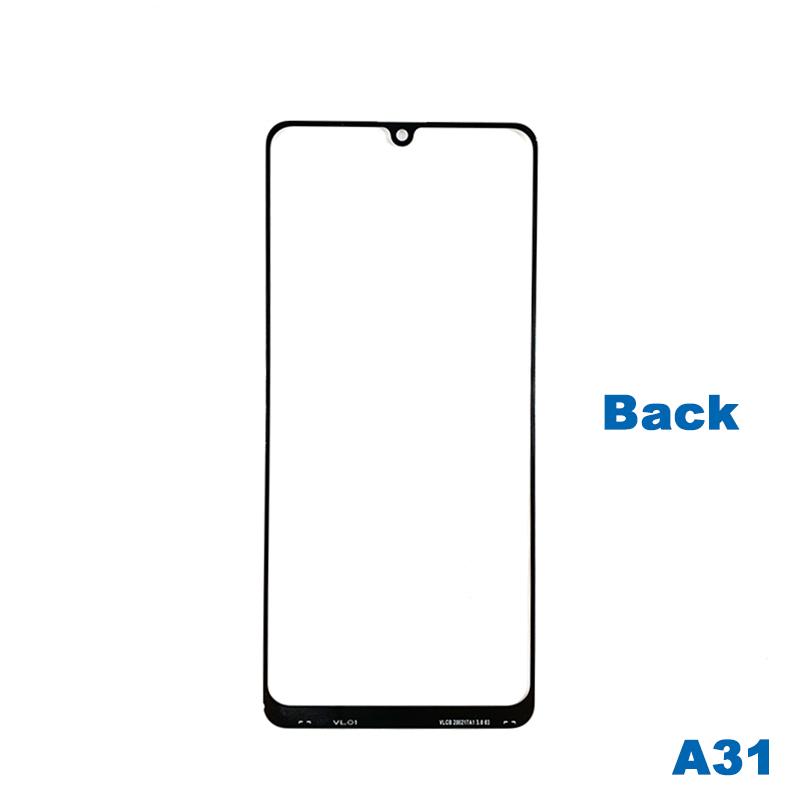 Изображение товара: 10 шт./лот для A31 A315 SM-A315F Оригинальный ЖК-экран Переднее стекло объектив Запасные части сенсорный экран внешняя стеклянная панель Замена