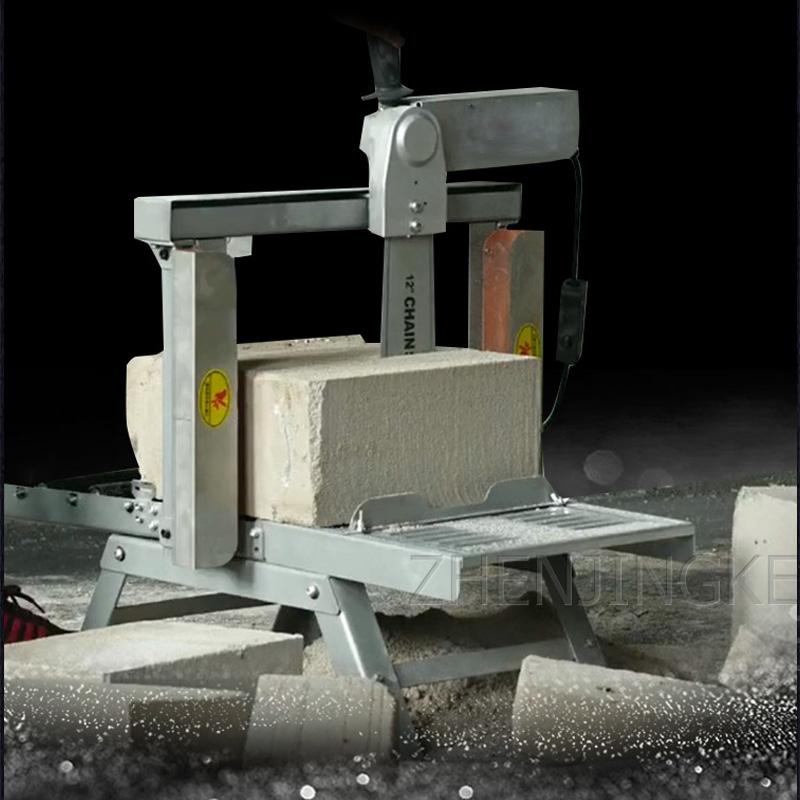 Изображение товара: 12 дюймов маленький электрический блок машина для резки кирпича портативный пенопластовый кирпич из нержавеющей стали алюминиевые режущие инструменты 750W