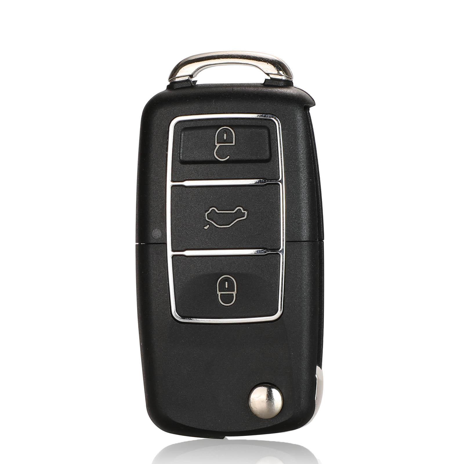 Изображение товара: Kutery 10 шт. 3 кнопки сменный дистанционный Автомобильный ключ оболочка чехол Брелок для Vw Jetta Golf Passat B5 B6 Beetle Polo Bora Caddy MK5