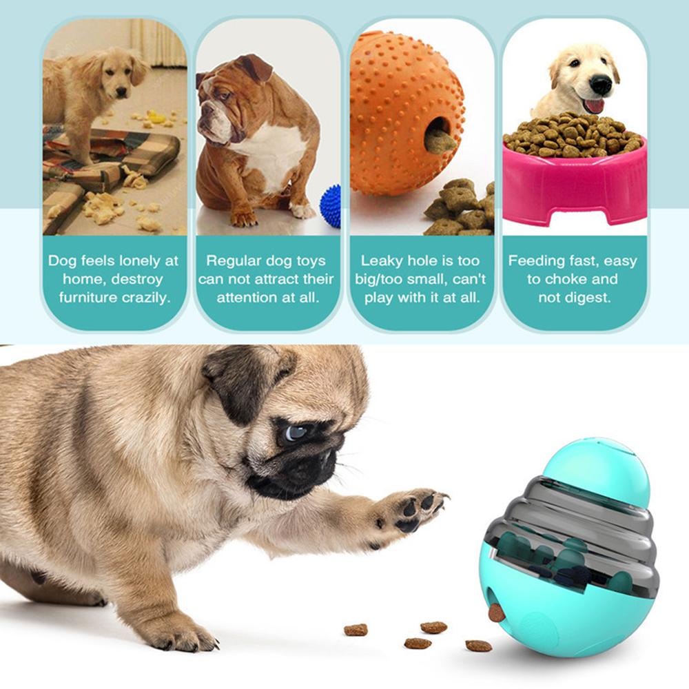 Изображение товара: Интерактивная игрушка для кошек и собак, мяч для лакомства, умные игрушки для домашних животных, мяч для корма, диспенсер для корма для кошек, игровые мячи, товары для домашних животных