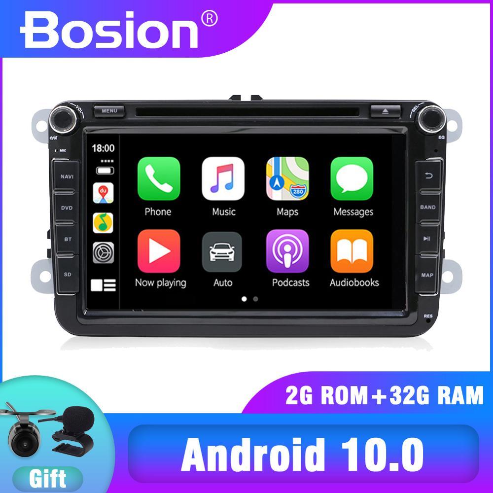 Изображение товара: Автомобильный DVD-плеер 8 дюймов 2din android 10 для Volkswagen GOLF 5 6 POLO PASSAT CC TIGUAN TOURAN EOS SHARAN SCIROCCO TRANSPORTER T5 CADDY