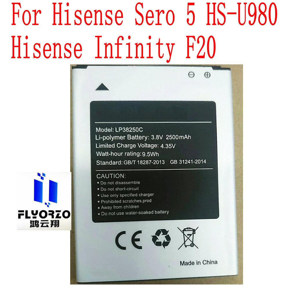 Изображение товара: Новый высококачественный аккумулятор 2500 мАч LP38250C для Hisense разноцветных фотографий, модель Hisense Infinity F20