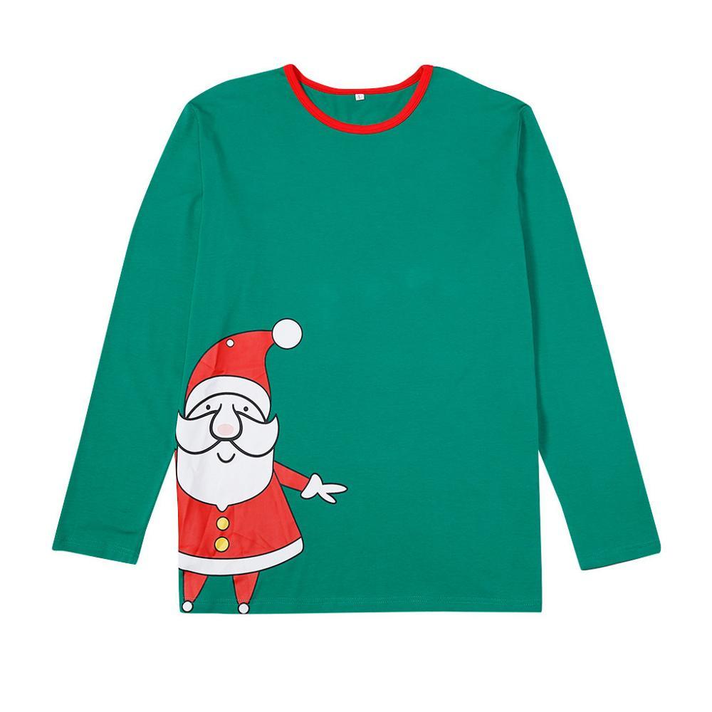 Изображение товара: Рождественские пижамные комплекты TUONXYE с Санта Клаусом для всей семьи, детская одежда, Рождественская домашняя одежда для взрослых, Новогодняя одежда
