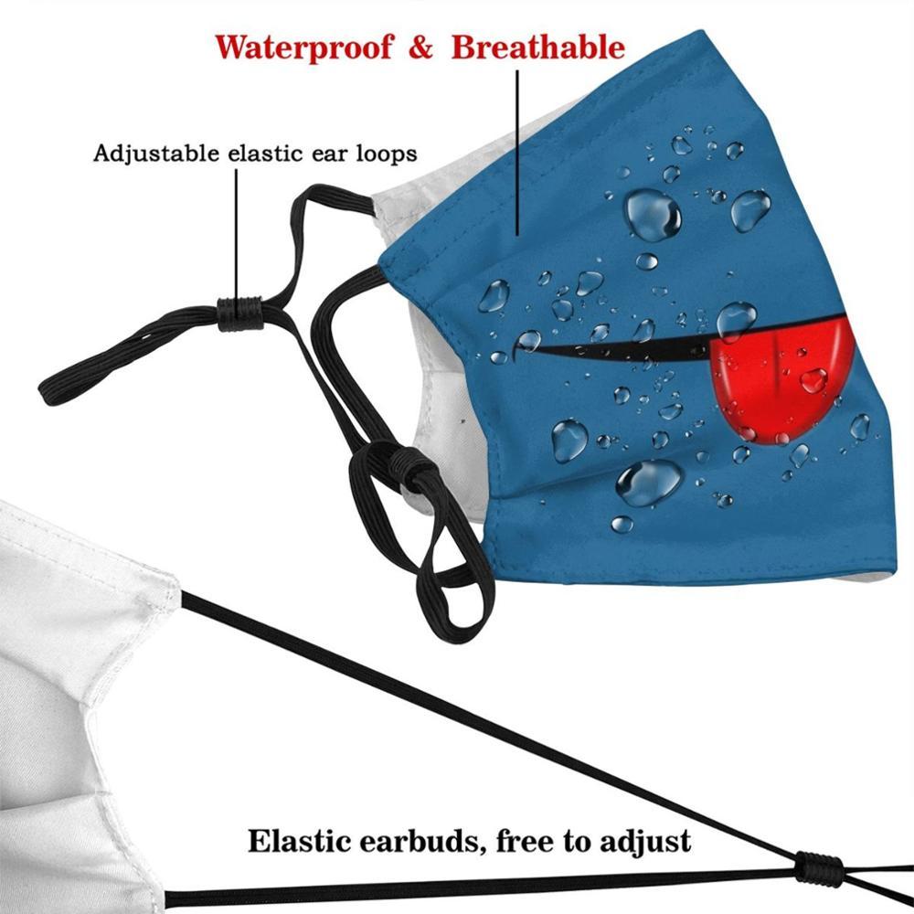 Изображение товара: Многоразовая маска для лица со смеющимся мультяшным рисунком, маска для лица с фильтрами, Детская комиксная смешная маска для детей
