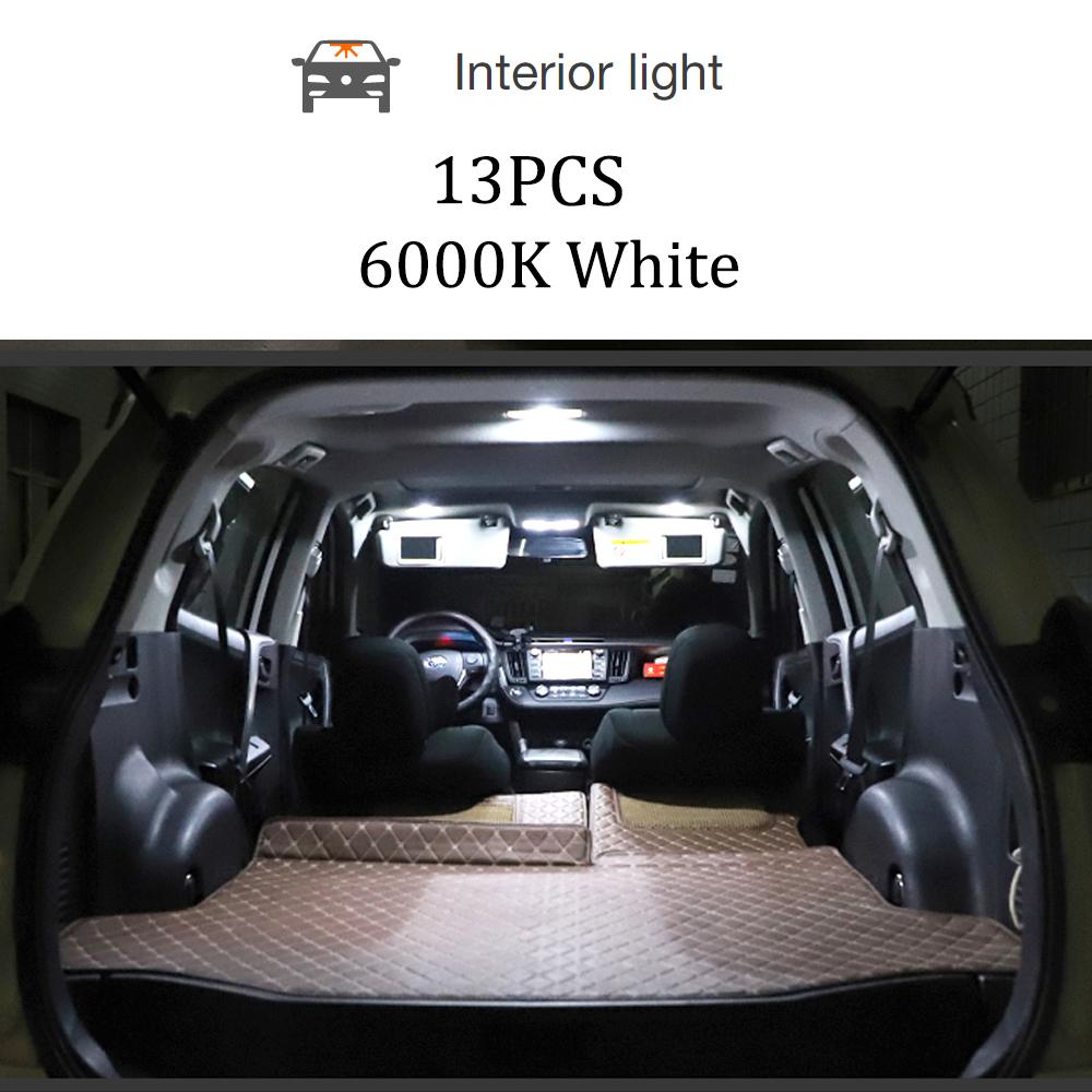 Изображение товара: 100% Canbus светодиодный наружная внутренняя лампа для Nissan патруль Y62 светодиодсветодиодный лампа для парковки сигнал поворота Задний туман светильник номерного знака (2012-2019)
