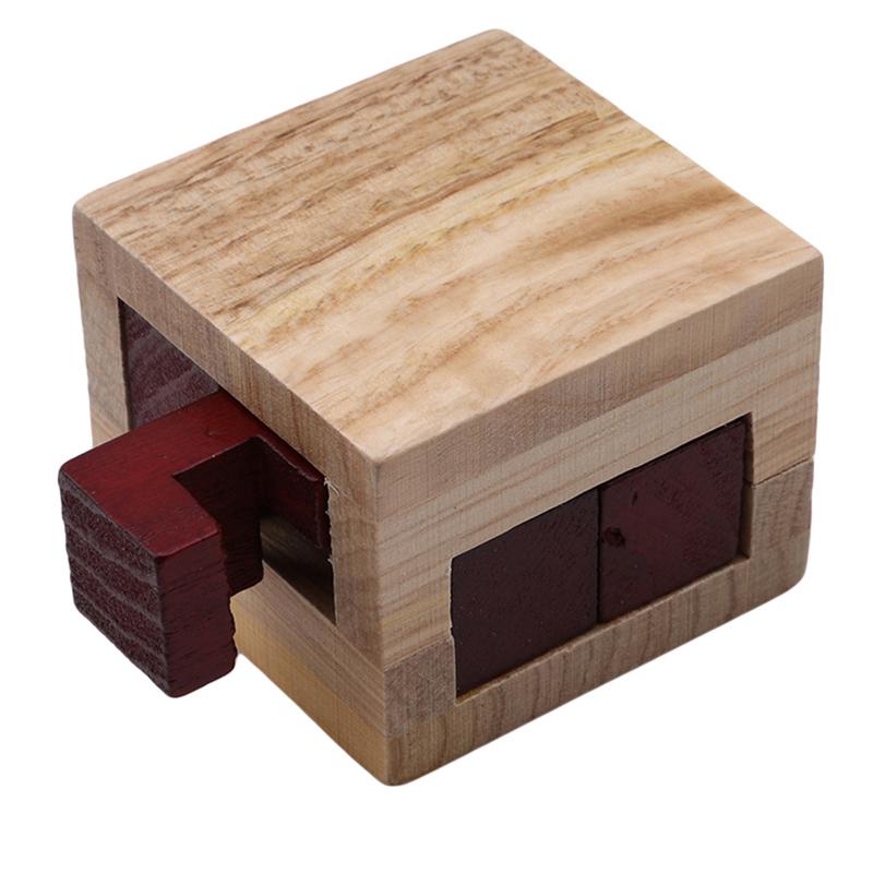 Изображение товара: Высокое качество деревянная Волшебная коробка игра-головоломка Luban Lock игрушки для повышения IQ для детей Взрослые развивающие игрушки игра-головоломка