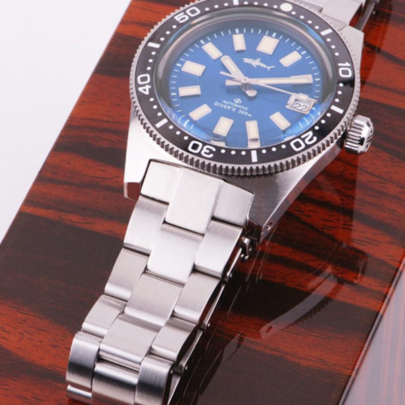 Изображение товара: Мужские часы HEIMDALLR NH35 для дайвинга из нержавеющей стали, японские механические часы с автоматическим перемещением, 300 м, водонепроницаемые светящиеся часы
