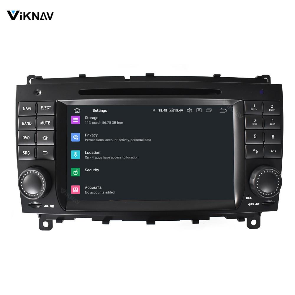 Изображение товара: 2din Android автомобильный Радио стерео приемник аудио для Benz CLK W209 CLS W219 2004-2012 автомобильный DVD плеер сенсорный экран GPS навигация