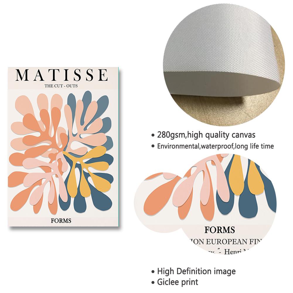 Изображение товара: Matisse Цветочная планета, Современная Абстрактная живопись, тропические растения, вырезанные плакаты и принты, Современное украшение для гостиной
