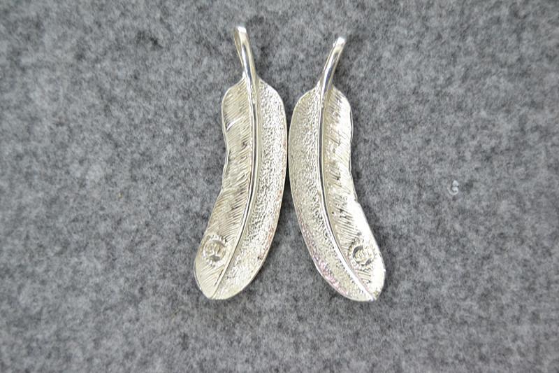 Изображение товара: Перо Стерлинговое Серебро ястреб кулон в виде пера, для ожерелья кальмар кулон серебряный браслет «сделай сам» с творческий