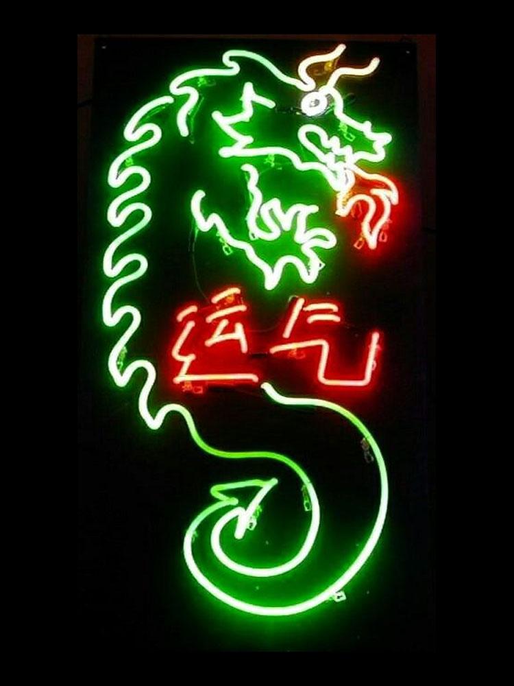 Изображение товара: Неоновая вывеска для Дракона, китайская стеклянная трубка, рыбка, коммерческий магазин, лампа, знаковая вывеска, бар, светильник, неоновый светильник, художественная трубка, неоновый магазин