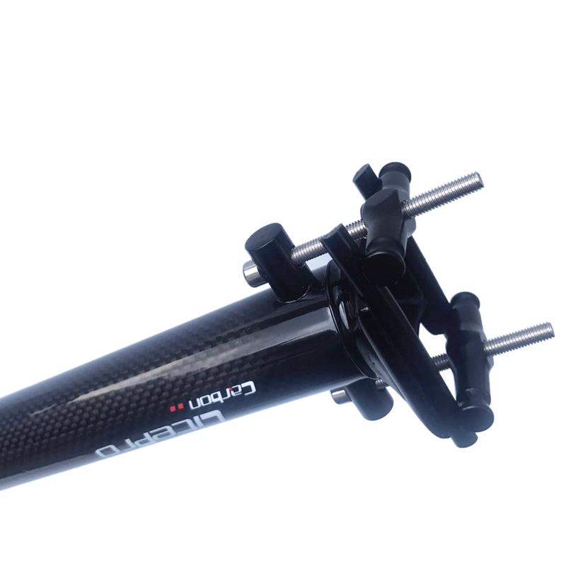 Изображение товара: Litepro складной велосипед Подседельный штырь 33,9 мм x 580 мм углеродное волокно Велосипедное Сиденье складной велосипед сиденье труба для Brompton