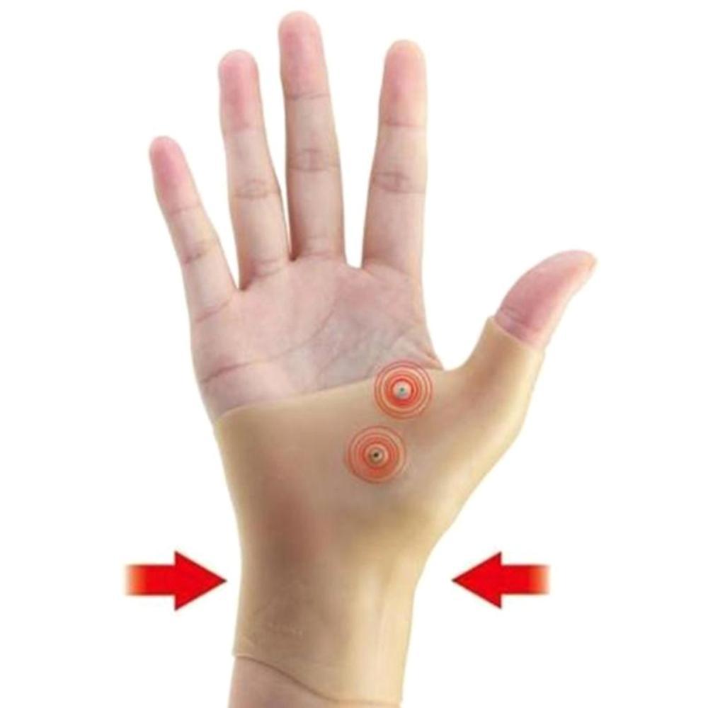 Изображение товара: 1 шт. Магнитная терапия запястья перчатки tenosynovits облегчение боли запястья рук Поддержка большого пальца перчатки, поддержка запястья поддержка подтяжки/
