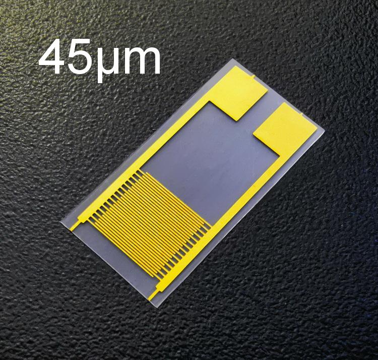 Изображение товара: 45-микронный гибкий интерцифровой электрод, пэт емкость, массив, газ, влажность, медицинский датчик, чип IDE