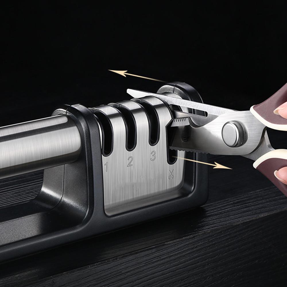 Изображение товара: Профессиональная точилка для ножей, алмазная быстрая точилка, инструменты для заточки ножей, ручной точильный инструмент для ножниц, камень