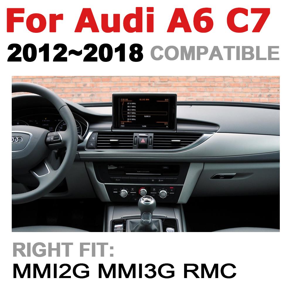 Изображение товара: Автомобильный мультимедийный плеер TBBCTEE, 2 Din, для Audi A6, C7, 2011 ~ 2018, AU MMI, RMC, Android, GPS, стерео, навигация, Android