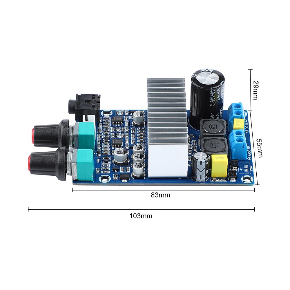 Изображение товара: AIYIMA TPA3116 100 Вт Панель усилителя сабвуфера для домашнего кинотеатра мини-усилитель TPA3116D2 аудио усилители мощности бас