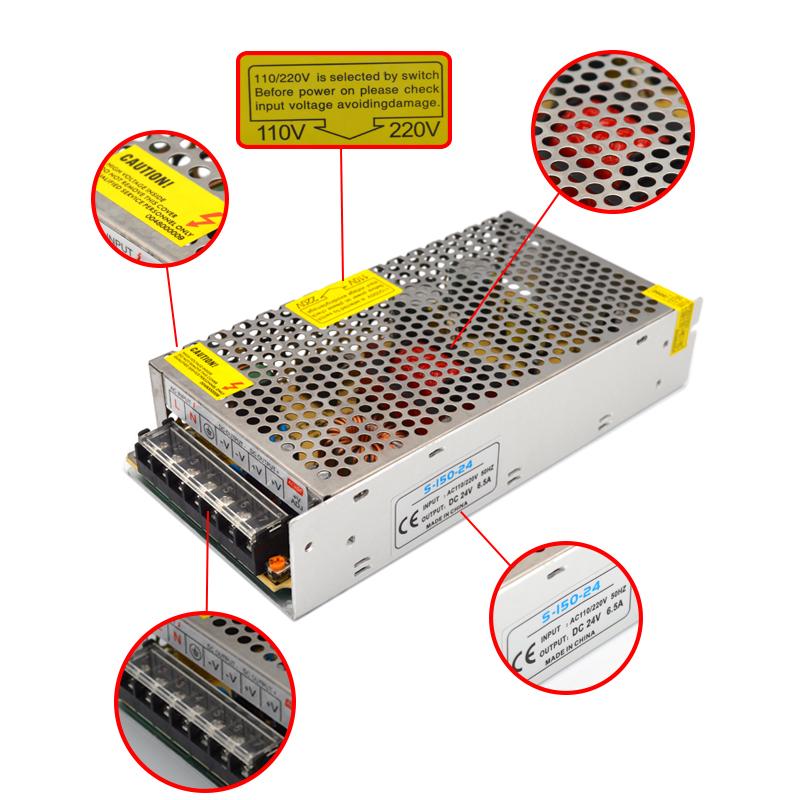 Изображение товара: Источник питания постоянного тока 15 в 18 в 48 в 12 В 24 в 36 В трансформатор 220 В до 12 В 24 в 36 в светодиодный адаптер питания 12 В 24 в источник питания 500 Вт