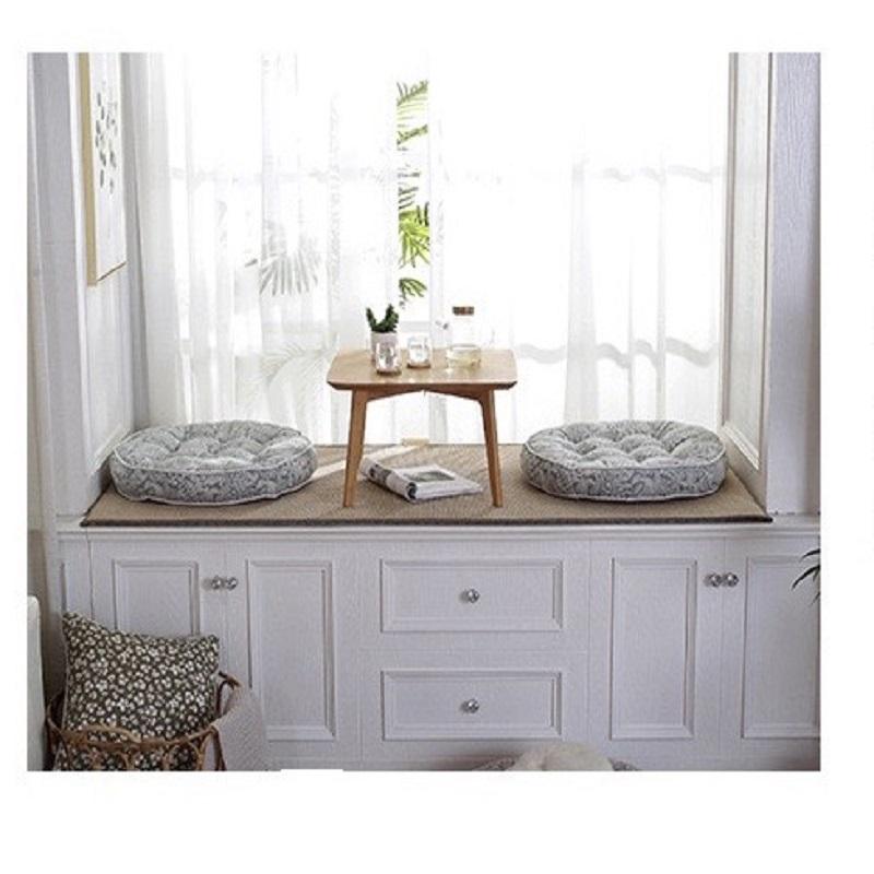 Изображение товара: Круглая подушка в европейском стиле, подушки для спины, домашняя искусственная подушка, подушка для сиденья