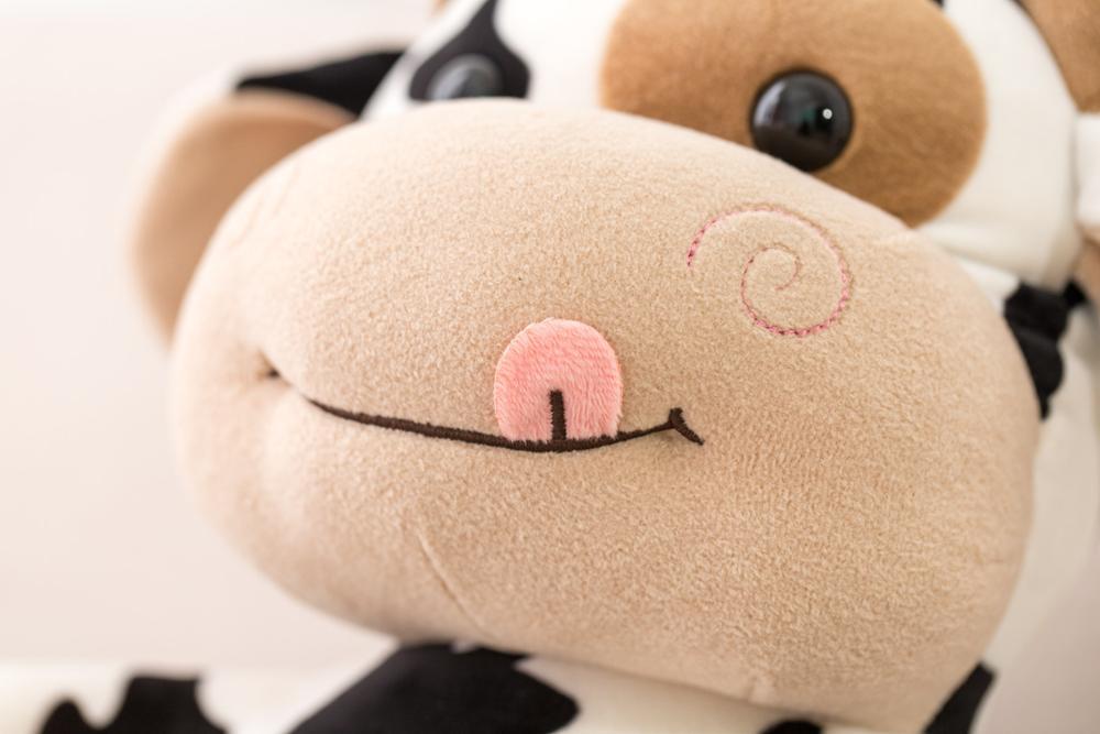 Изображение товара: Милая Q версия корова плюшевая кукла Мультяшные коровы мягкие животные плюшевые игрушки для мальчиков Детский подарок