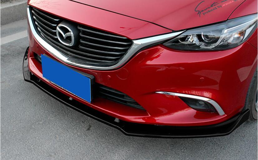 Изображение товара: 3 шт./компл. ABS диффузор для губ переднего бампера для Mazda 6 ATENZA 2014 2015 2016 2017 2018