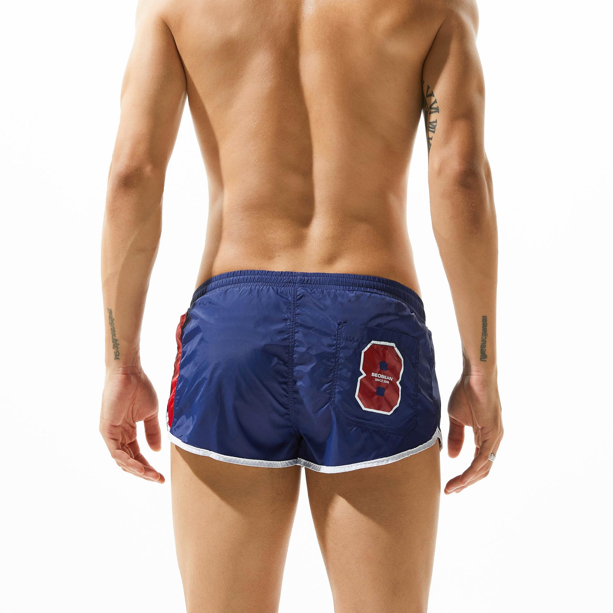 Изображение товара: Новые спортивные мужские шорты для бега, быстросохнущие сетчатые шорты для тренировок в тренажерном зале, мужские шорты для футбола, тенниса, пляжа, плавания