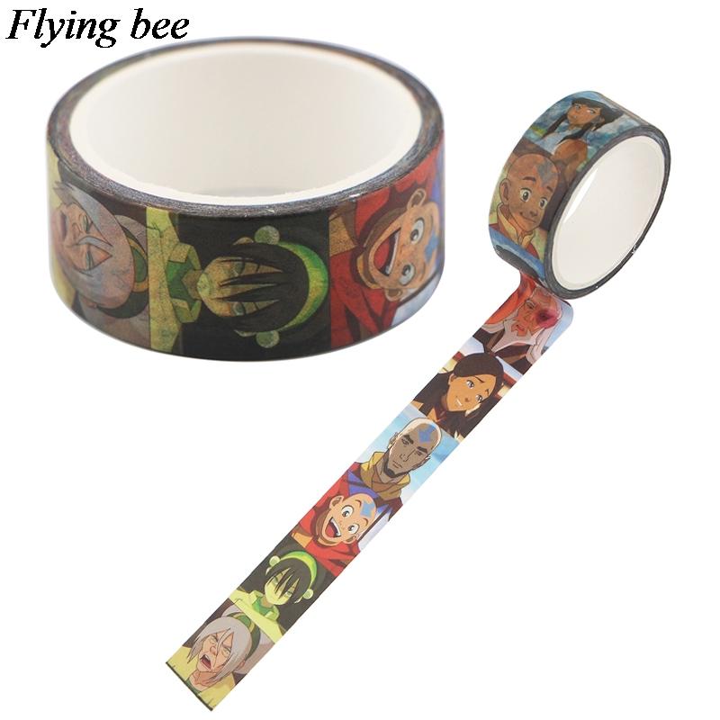Изображение товара: Flyingbee 15mmX5m Fashion Washi Tape Decorative Adhesive Tape Vintage Tape For Kids DIY Stickers Scrapbooking Diary X1048