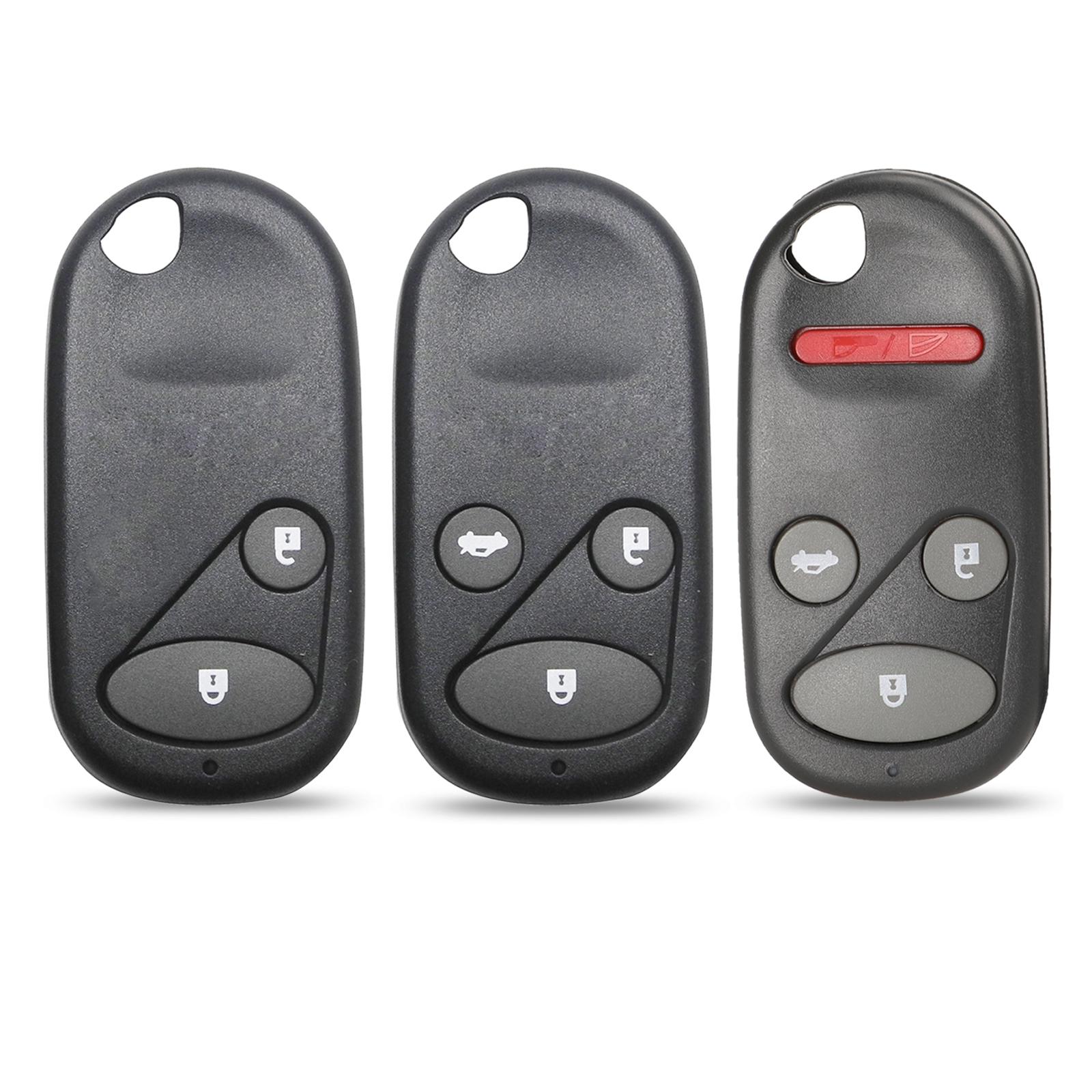 Изображение товара: Bilchave 10 шт. 2/3/4 кнопки дистанционного ключа автомобиля оболочка для Honda Accord Jazz Fit CRV S2000 Civic Odyssey чехол для ключей Замена