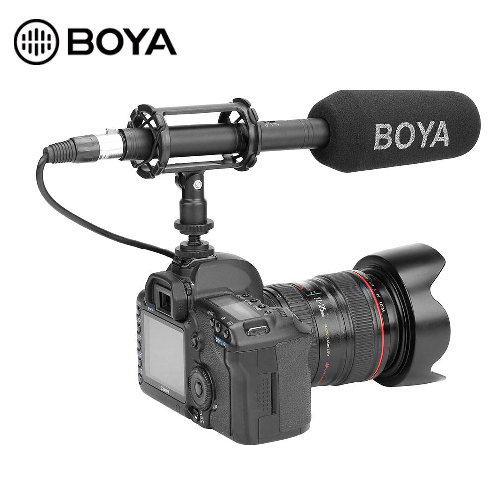 Изображение товара: BOYA BY-PVM3000S ручной микрофон с дробовиком, 70 °, суперкардиоидный электромагнитный конденсаторный микрофон для цифровой зеркальной камеры, видеокамеры, запись звука