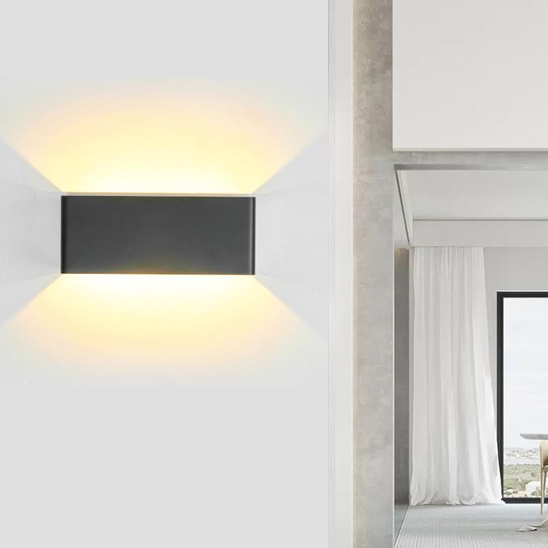 Изображение товара: Заводская распродажа светодиодный настенный светильник Nordic Современное украшение для дома, гостиная прикроватная тумбочка для спальни лампа коридор настенный светильник