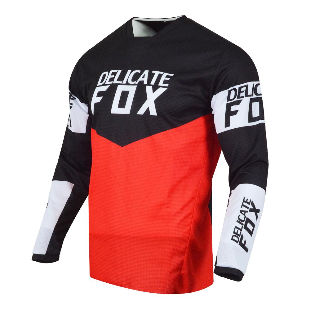 Изображение товара: 2021 деликатная лиса Revn SE MX трикотажная одежда для взрослых Мотокросс Мотоцикл Dirtbike ATV MTB DH внедорожная гоночная рубашка