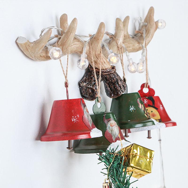 Изображение товара: Украшение для новогодней елки из кованого железа, в европейском стиле ретро